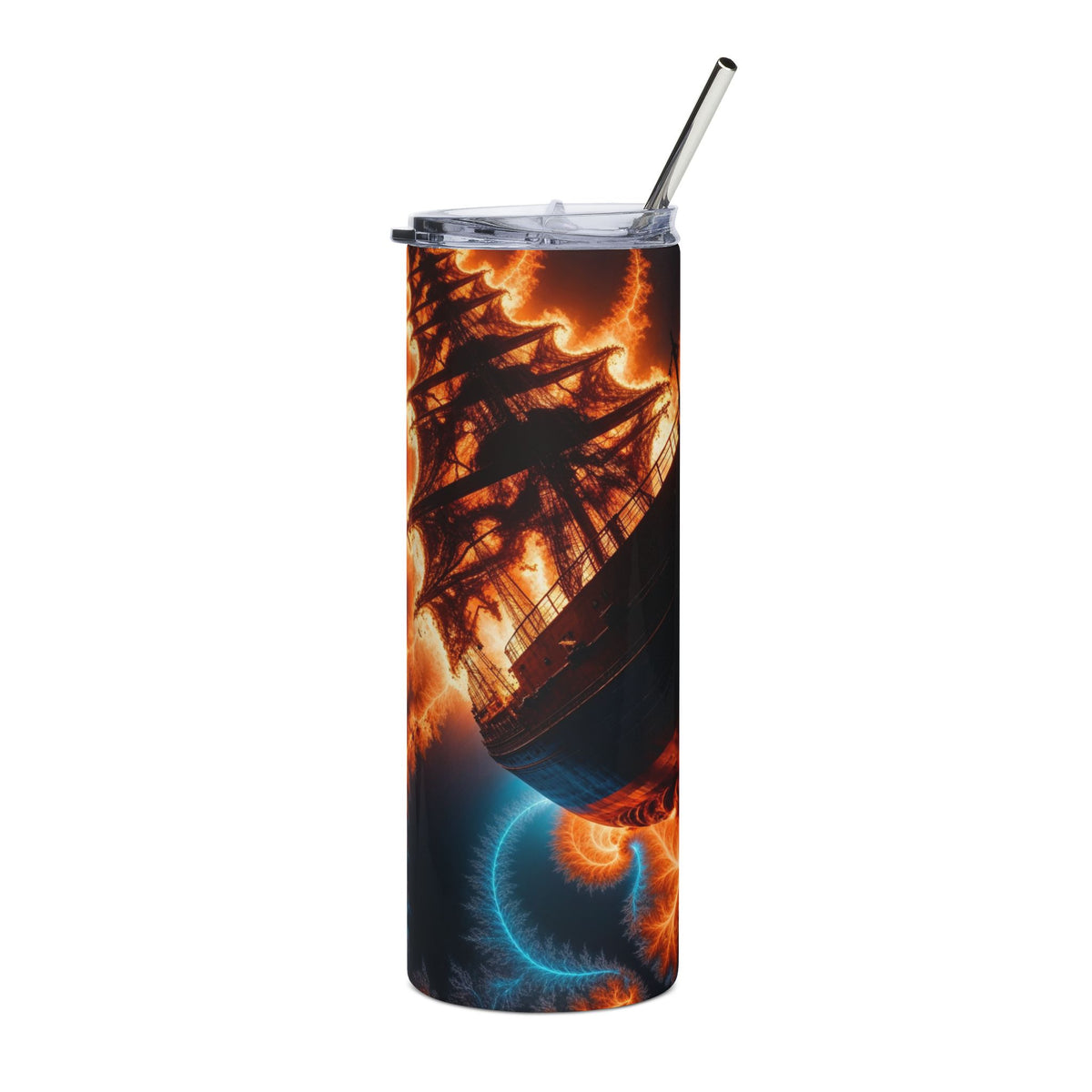 Tumbler cylindrique Fractale Burning Ship