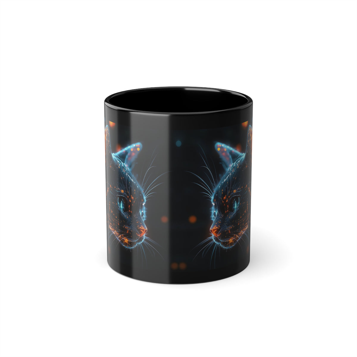Mug Tête de Chat Cybernétique