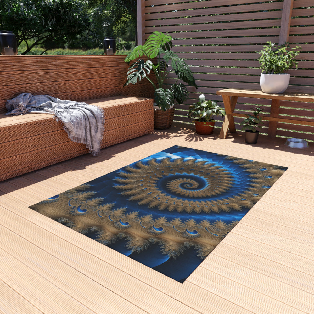 Tapis de salon Courbe de Levy