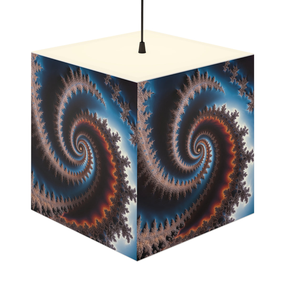 DECO - Lampe Cubique Fractale Courbe de Moore