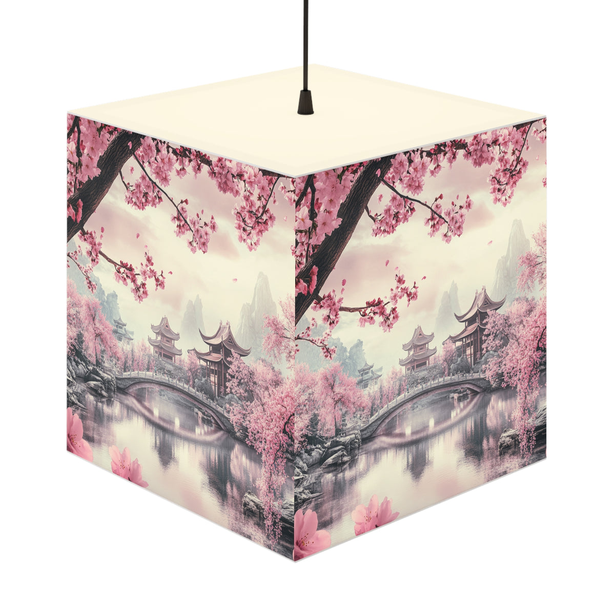 DECO - Lampe Cubique ZEN Paix et Plénitude