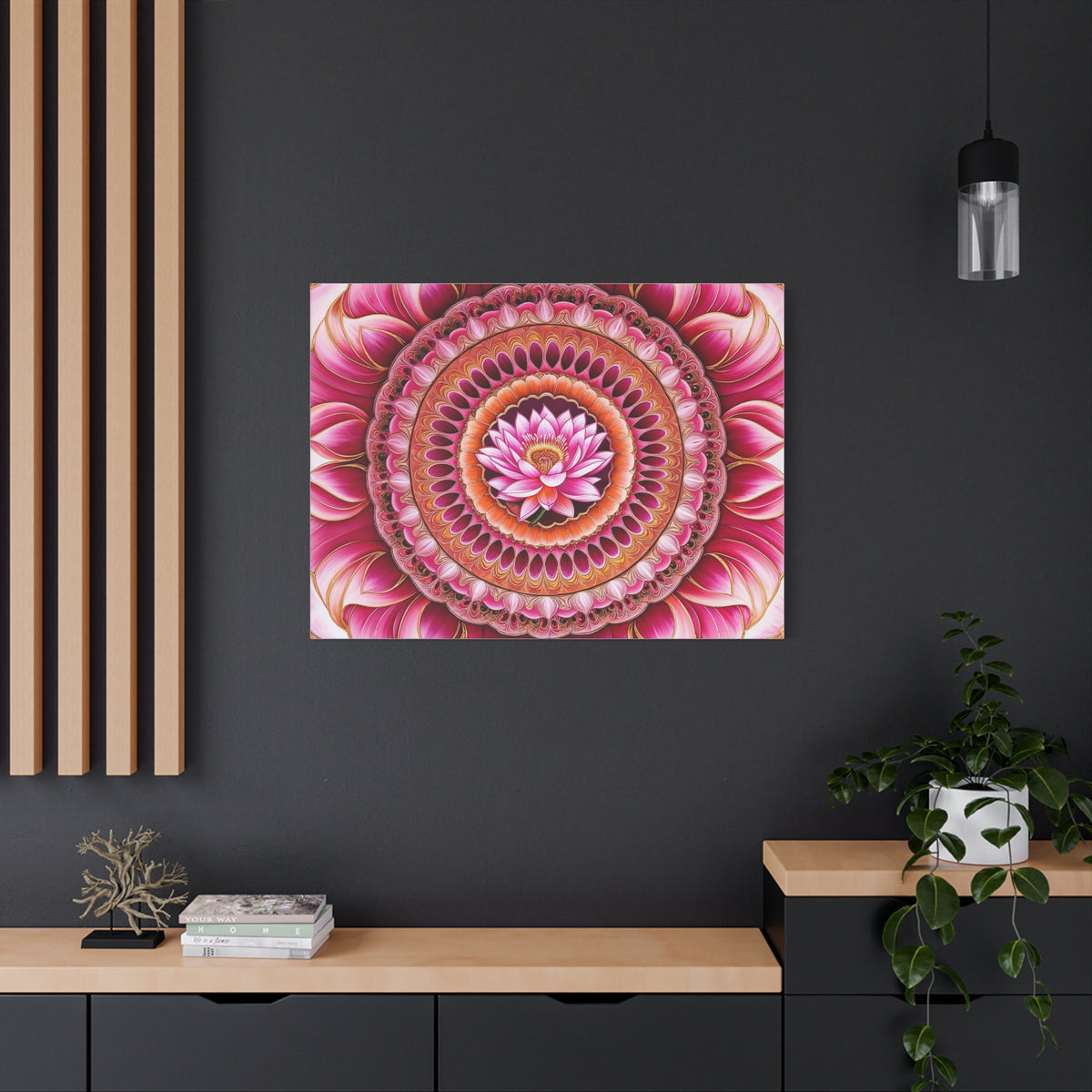 Tableau Mandala de l'Amour Inconditionnel