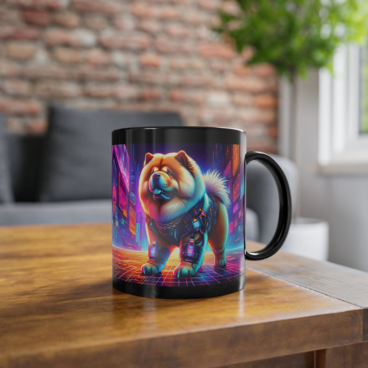 Mug Chow-Chow Néon