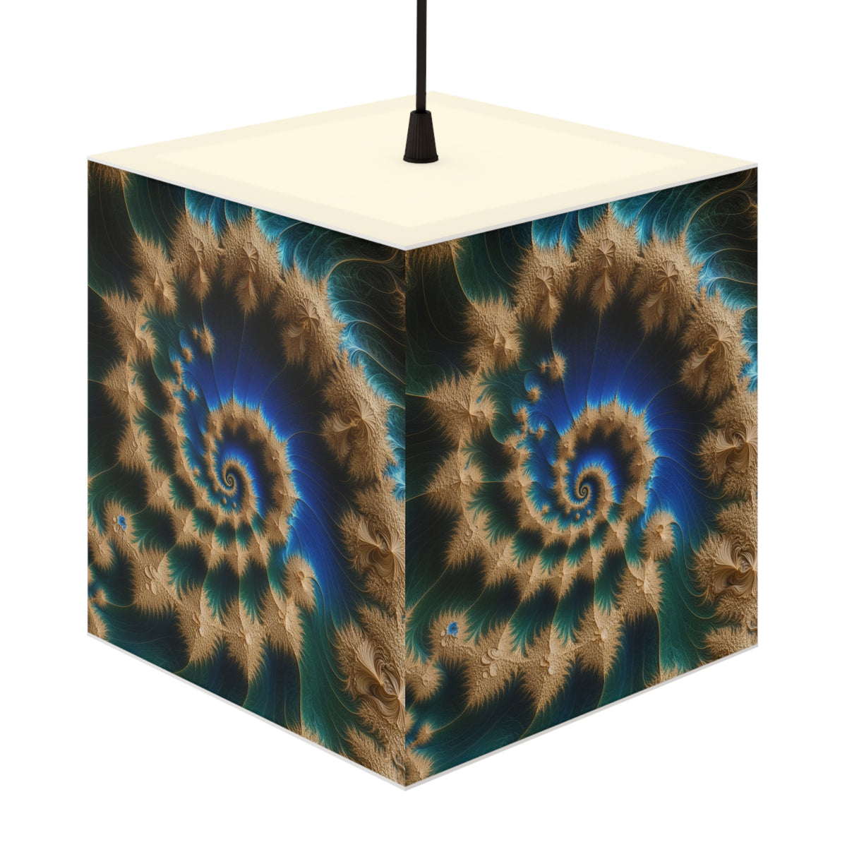 DECO - Lampe Cubique Fractale Courbe de Vicsek