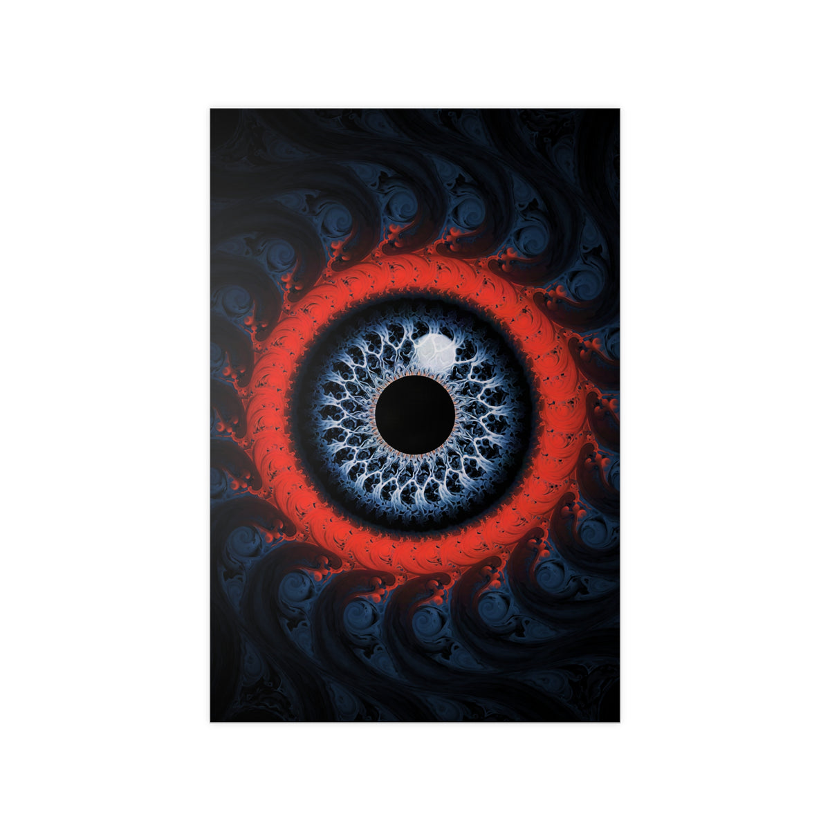 Poster Œil Fractal
