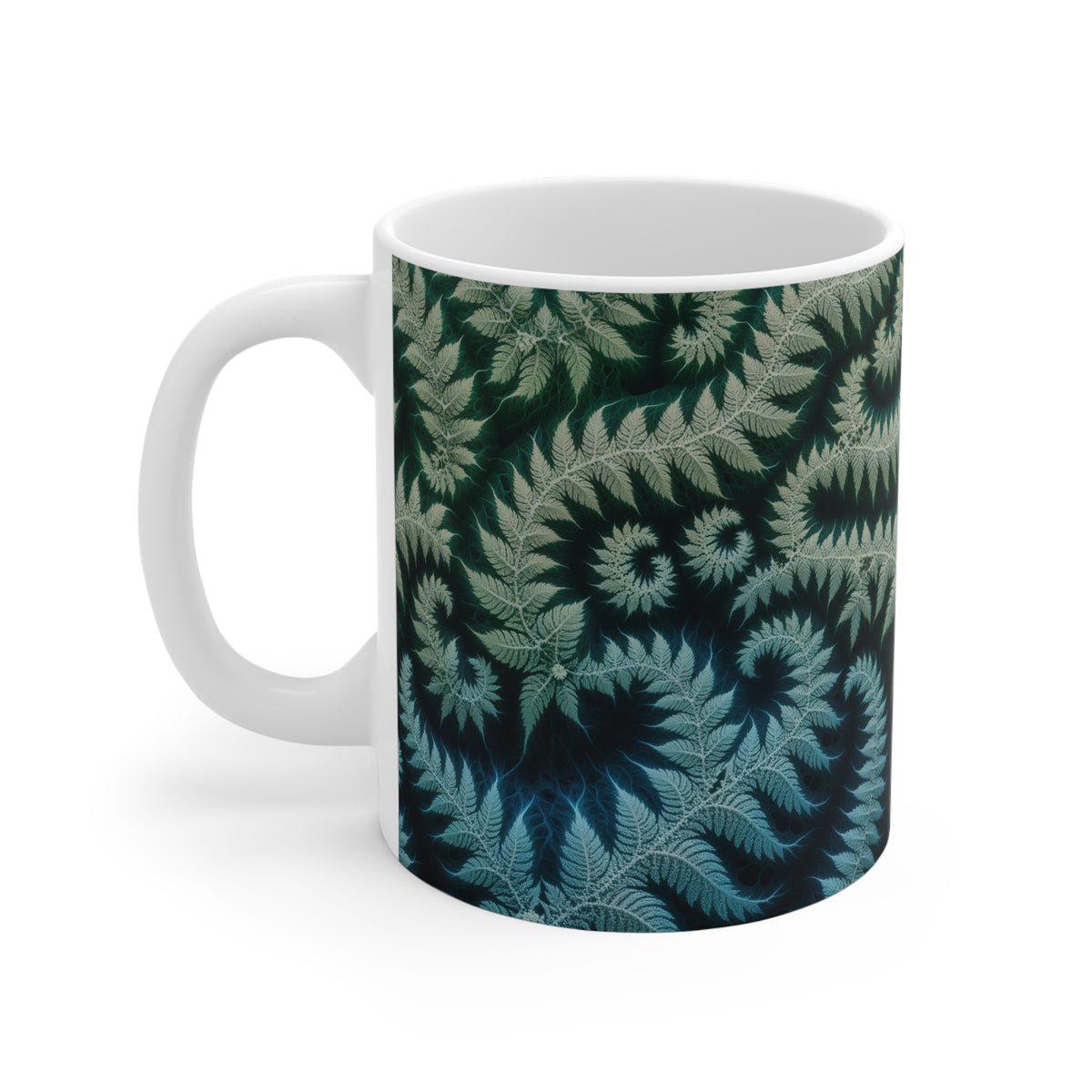 Mug Fractal Fougère de Barnsley