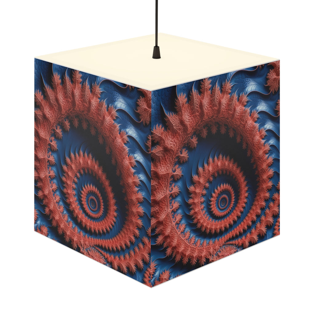 DECO - Lampe Cubique Fractale Courbe de Dragon