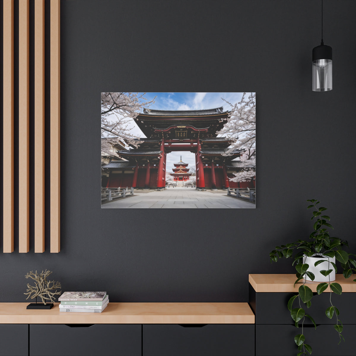 Tableau Temple Senso-Ji Tokyo