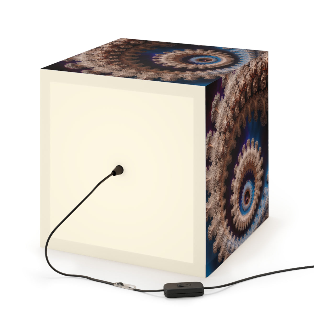 DECO - Lampe Cubique Fractale Courbe de Cesàro-Way