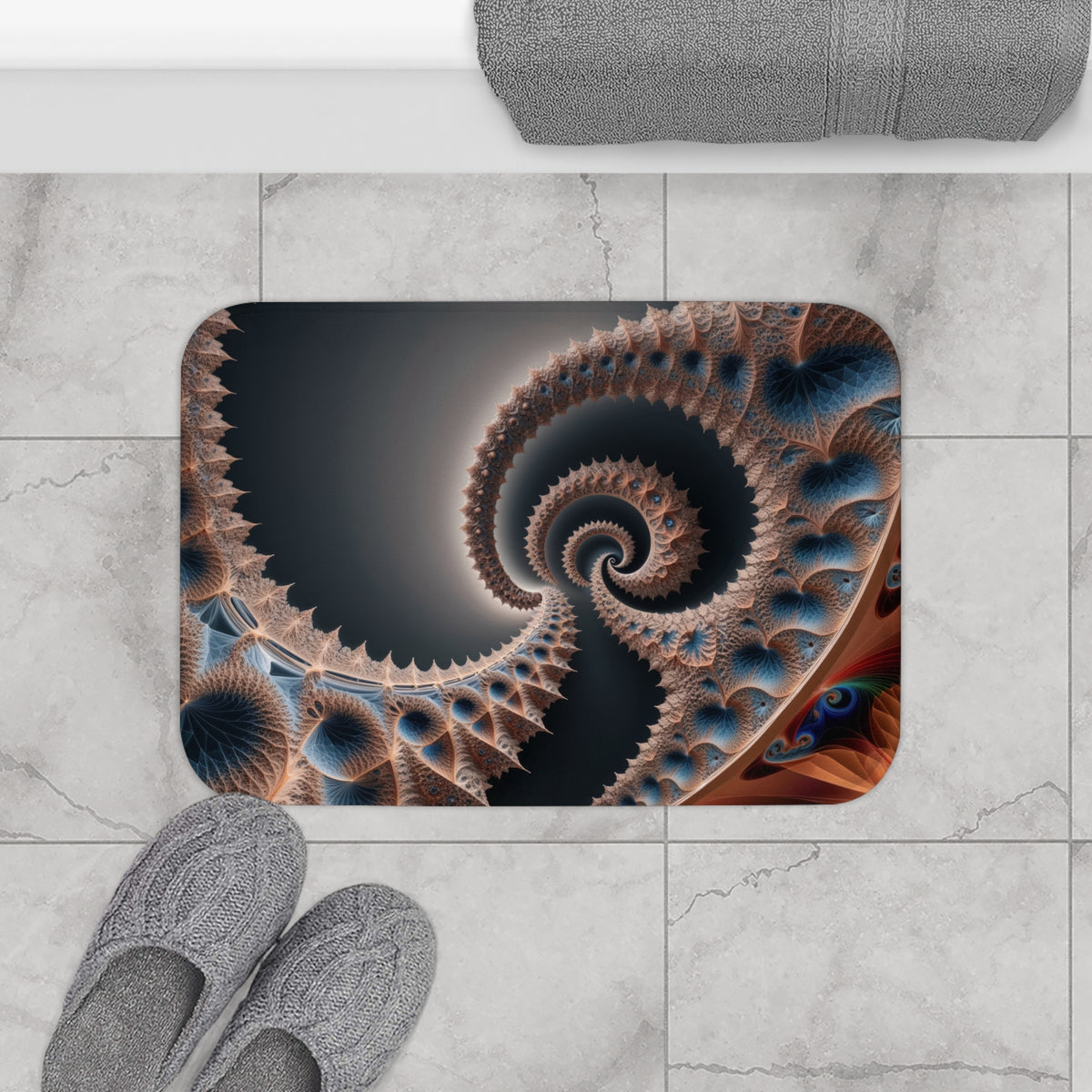 Tapis salle de bain Courbe de Van-Der-Waerden