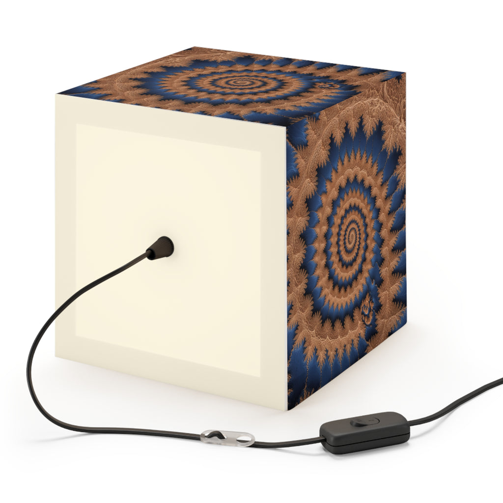 DECO - Lampe Cubique Fractale Courbe de Rham-Peano