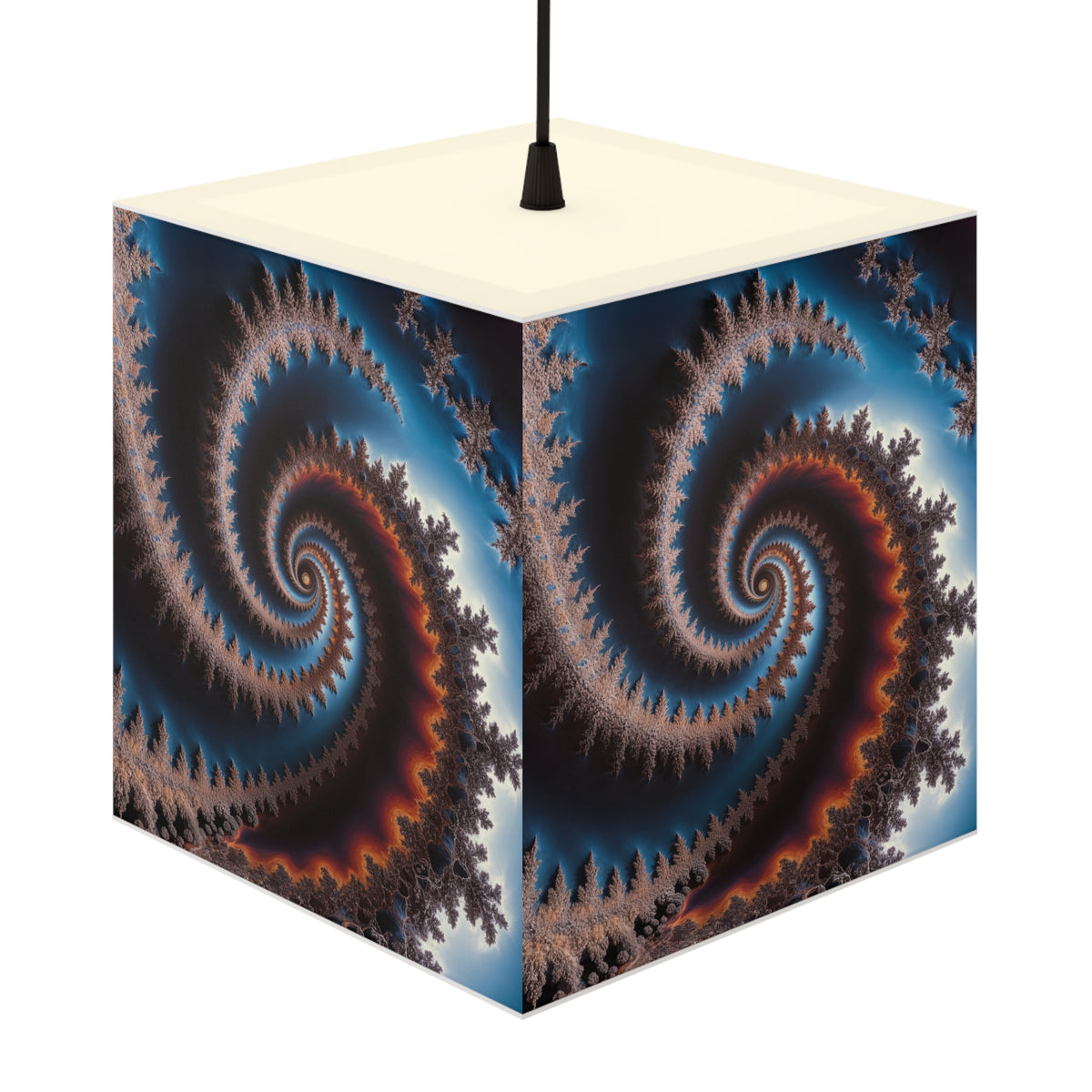 DECO - Lampe Cubique Fractale Courbe de Moore