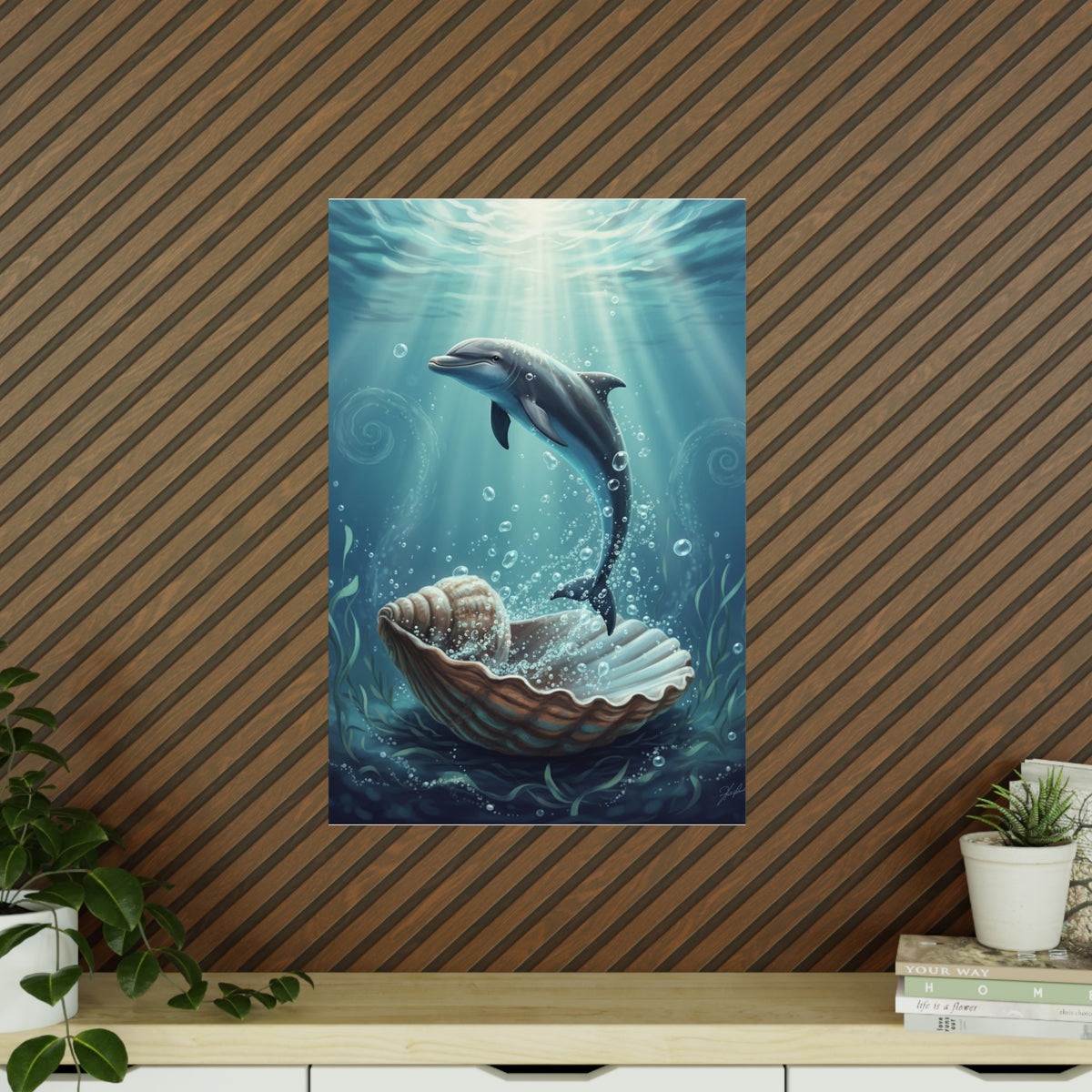 Poster Dauphin abyssal