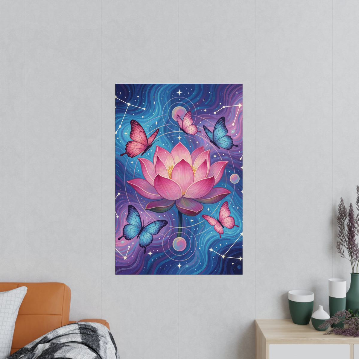 Poster Lotus Céleste
