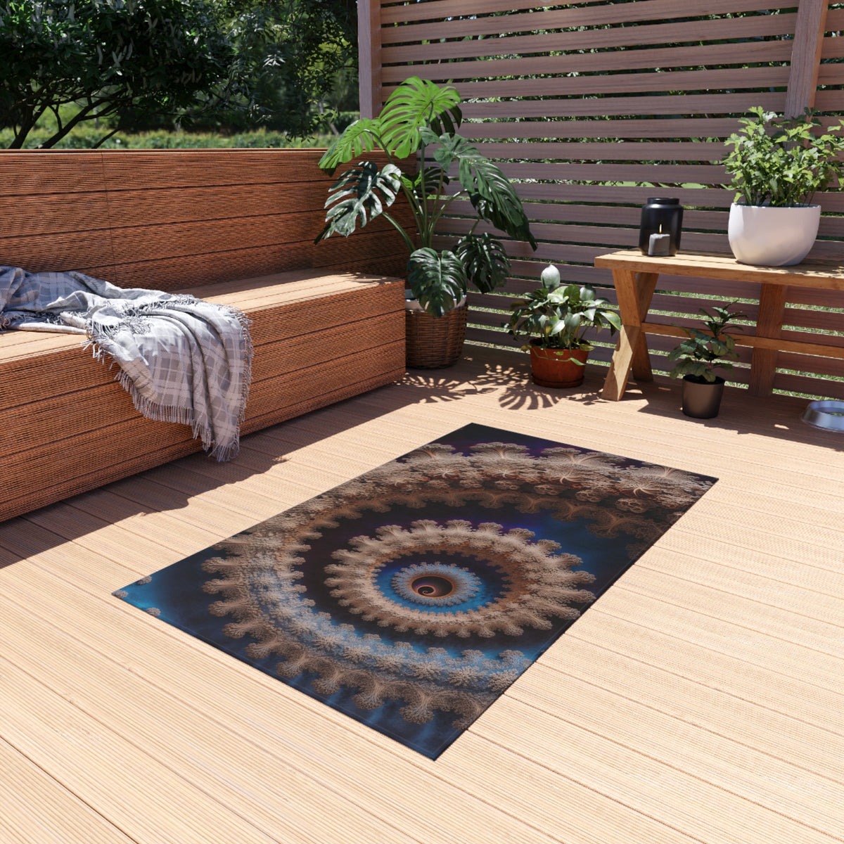 Tapis de salon Courbe de Cesàro-Way