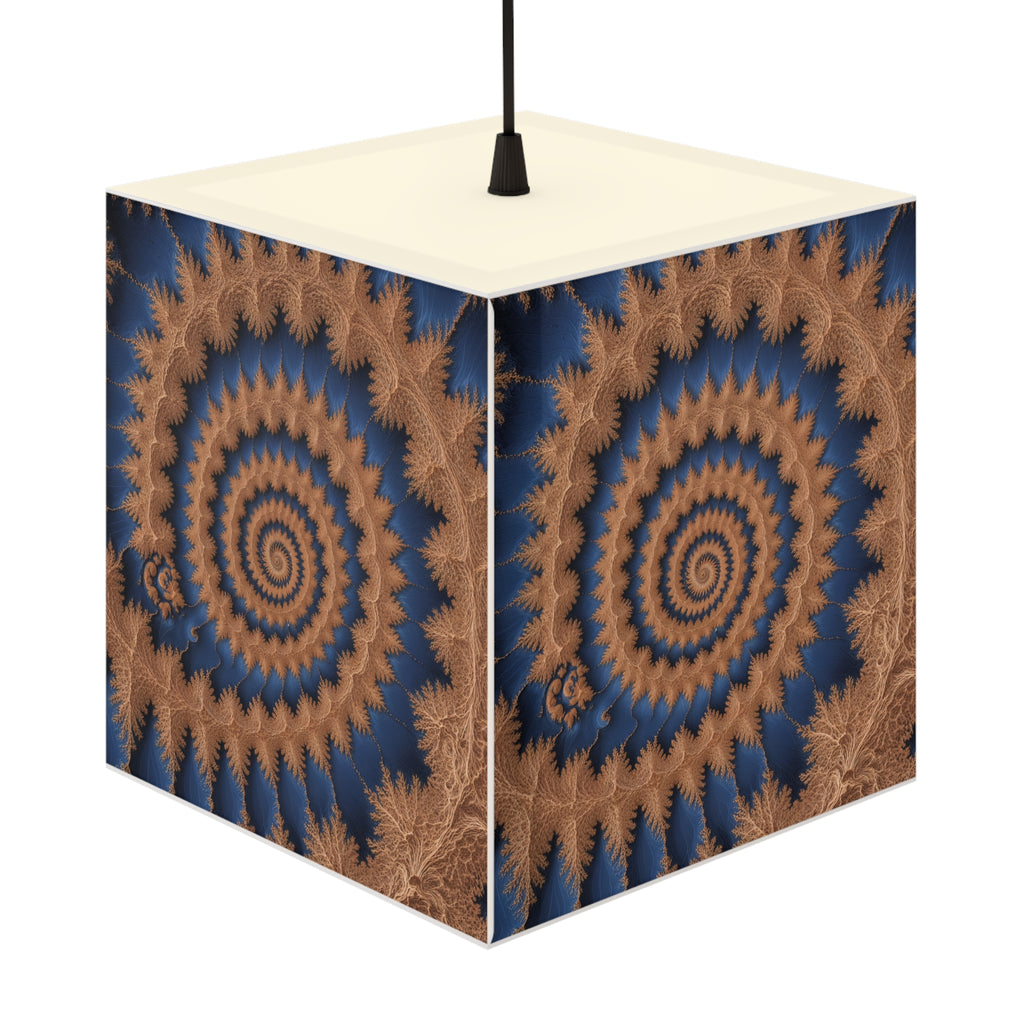DECO - Lampe Cubique Fractale Courbe de Rham-Peano