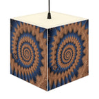 DECO - Lampe Cubique Fractale Courbe de Rham-Peano