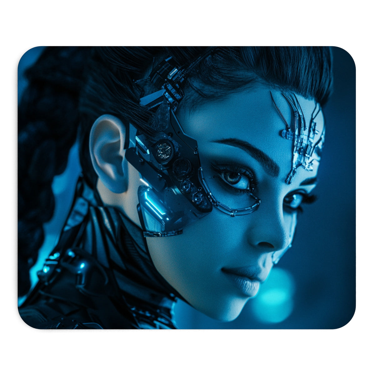 Tapis de souris Brune Implants Futuristes