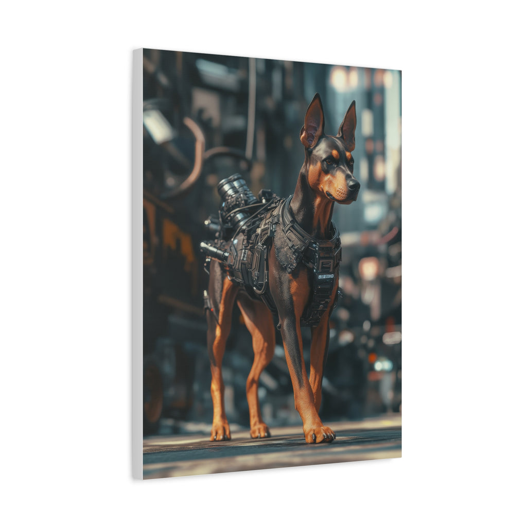 Tableau Doberman Matériel Tactique
