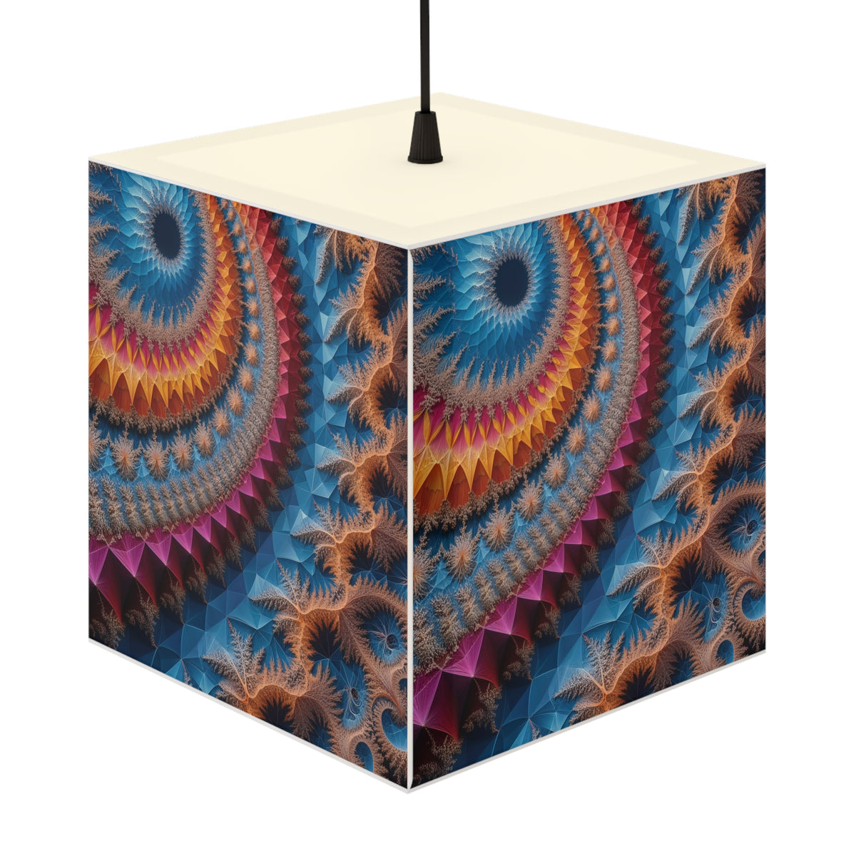 DECO - Lampe Cubique Fractale Courbe de Takagi