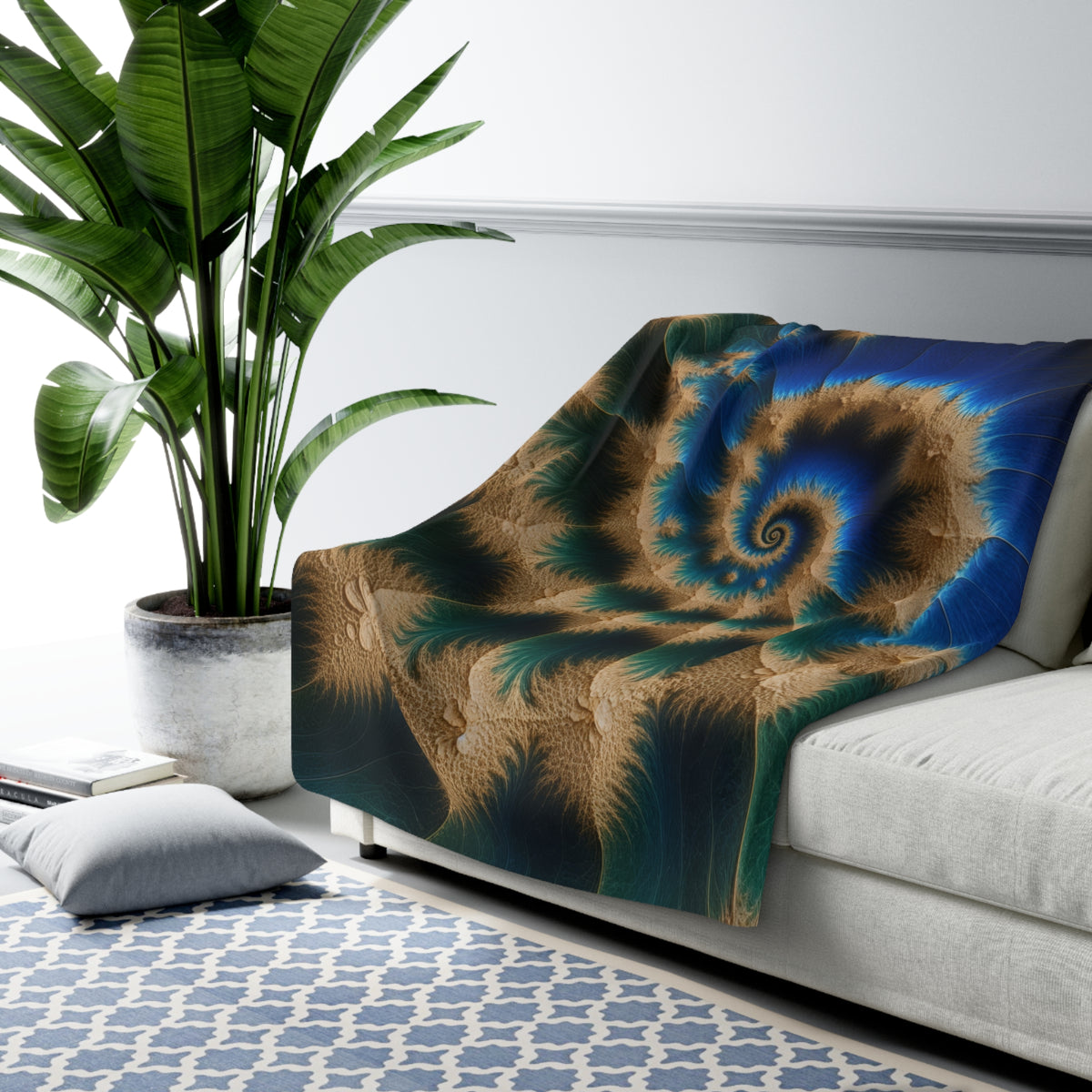 Plaid Courbe de Vicsek