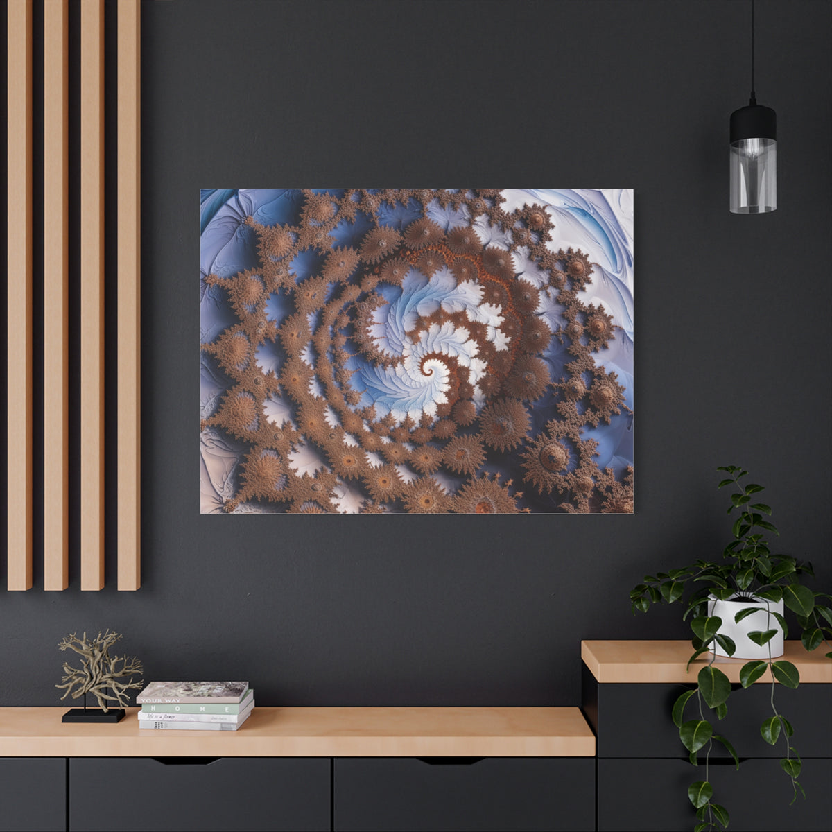 Tableau Courbe Fractale de Cesàro