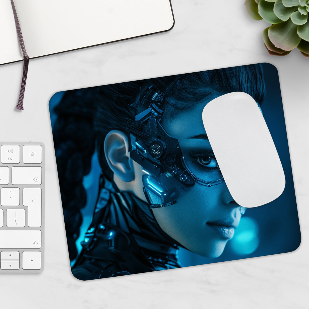 Tapis de souris Brune Implants Futuristes