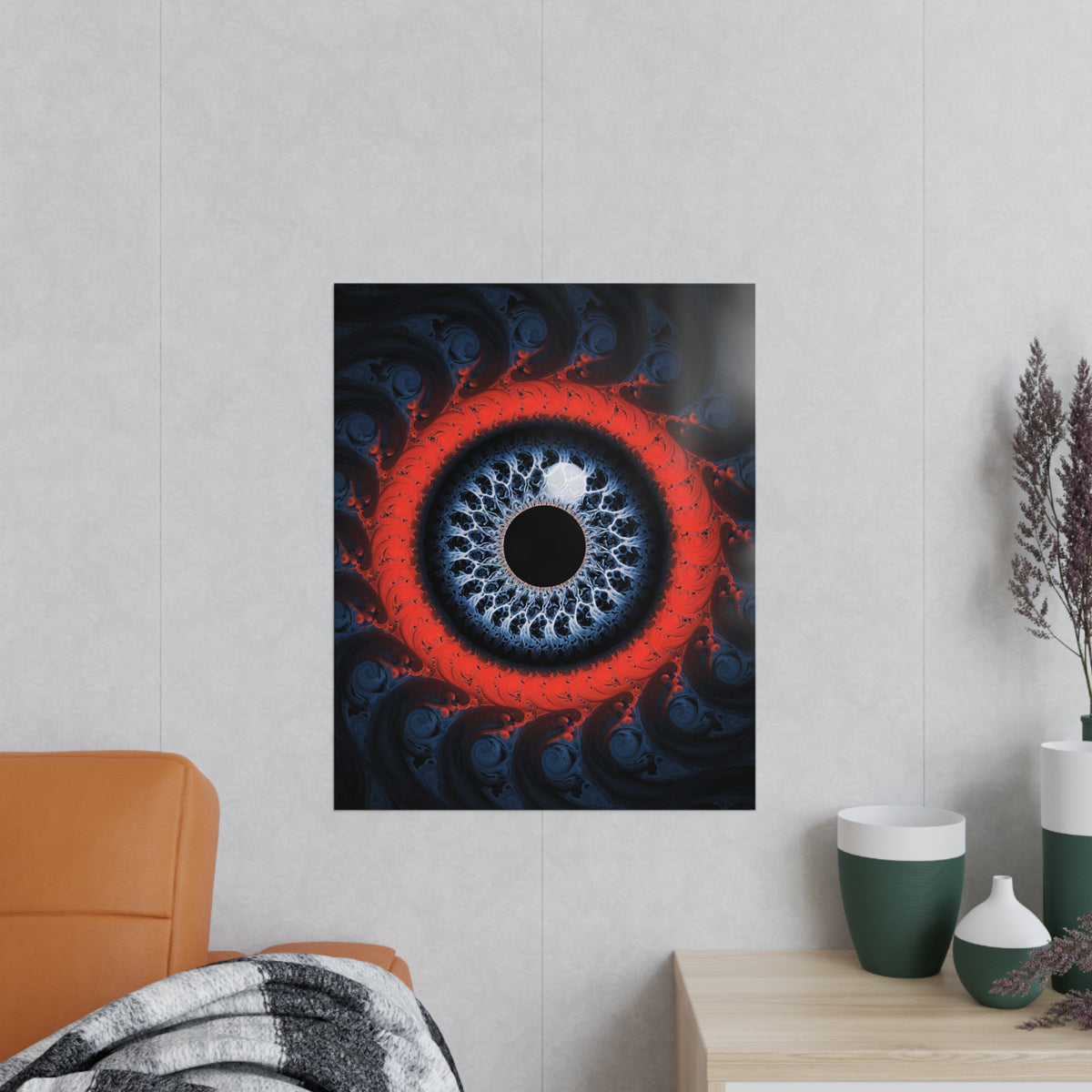 Poster Œil Fractal