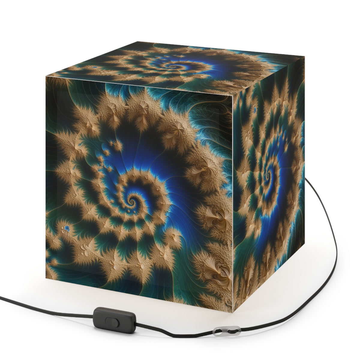 DECO - Lampe Cubique Fractale Courbe de Vicsek