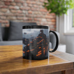 Mug Noir Cyberpunk Paquebot de MégaCorporation