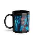 Mug Noir Cyberpunk Brune Tatouée