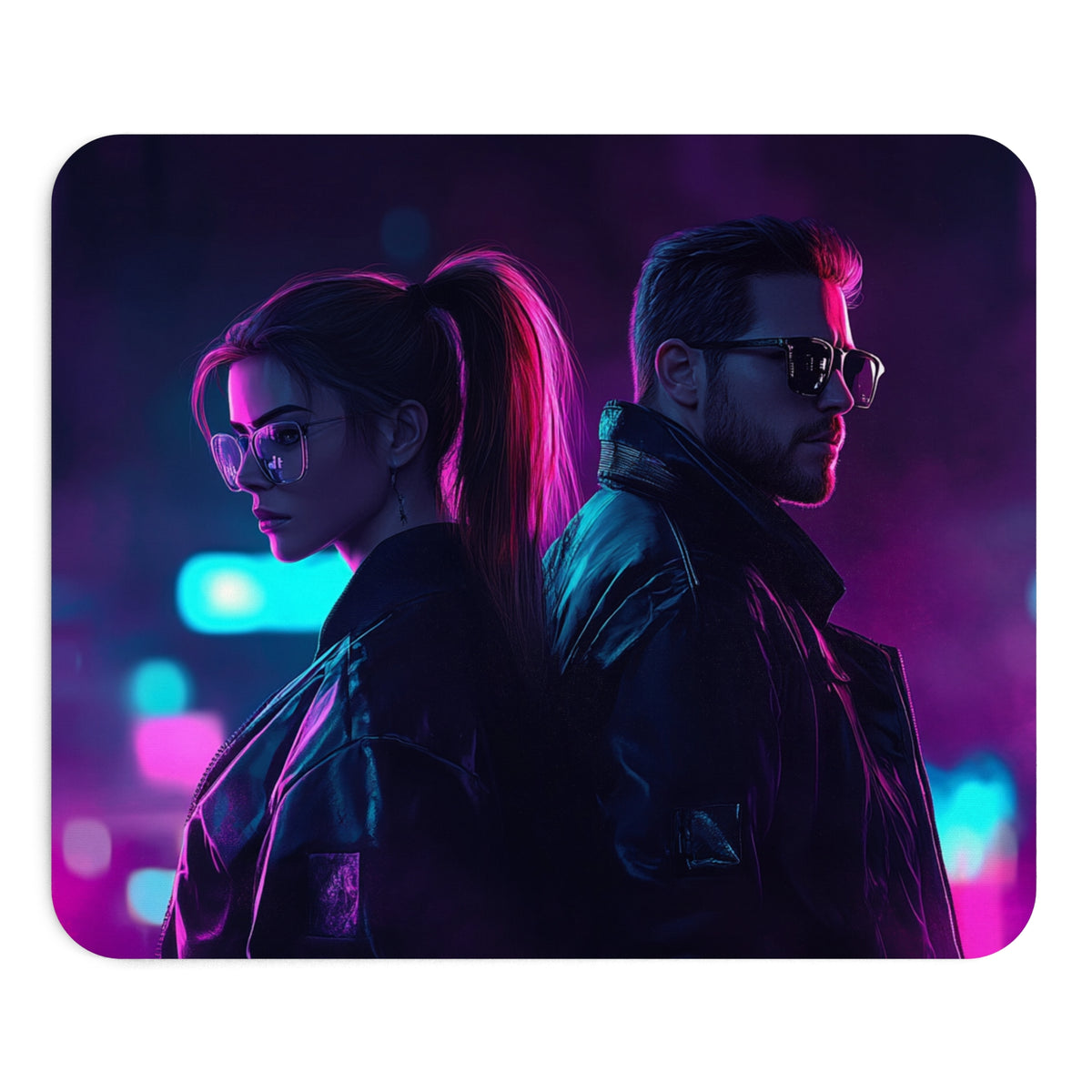 Tapis de souris Duo de Choc Cyberpunk