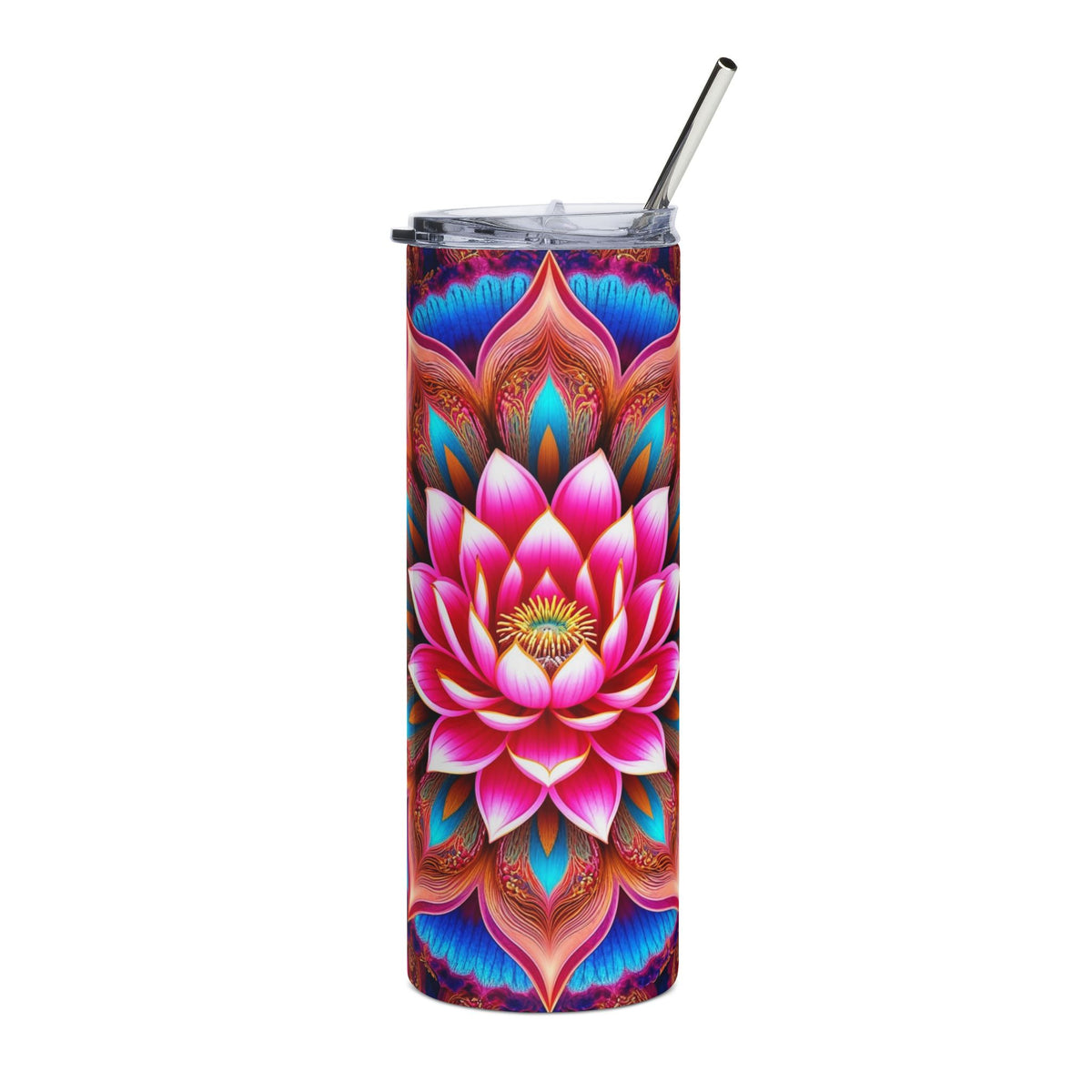 Tumbler Cylindrique Mandala de la Guérison