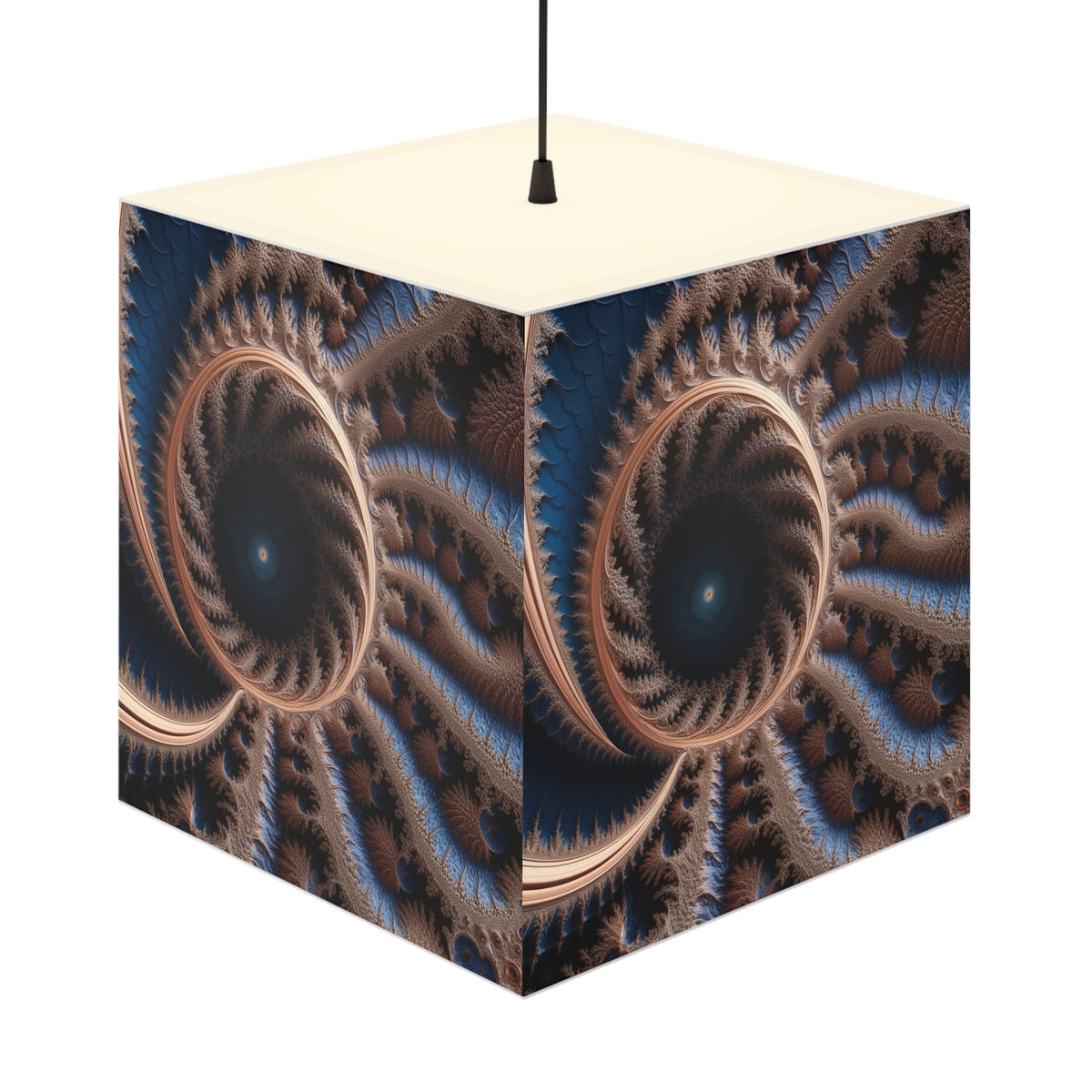 DECO - Lampe Cubique Fractale Courbe de Julia-Quasi