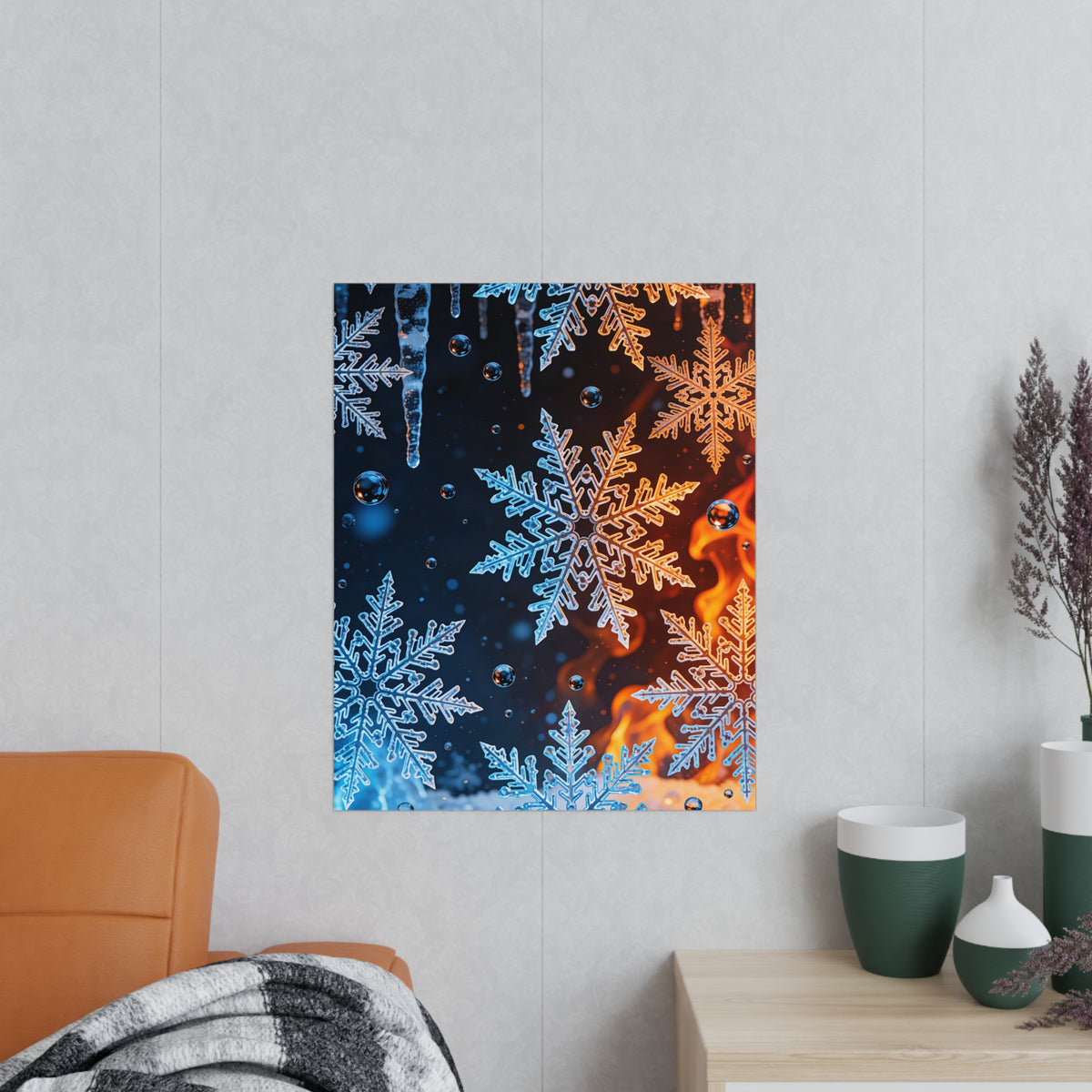 Poster Glace et Feu