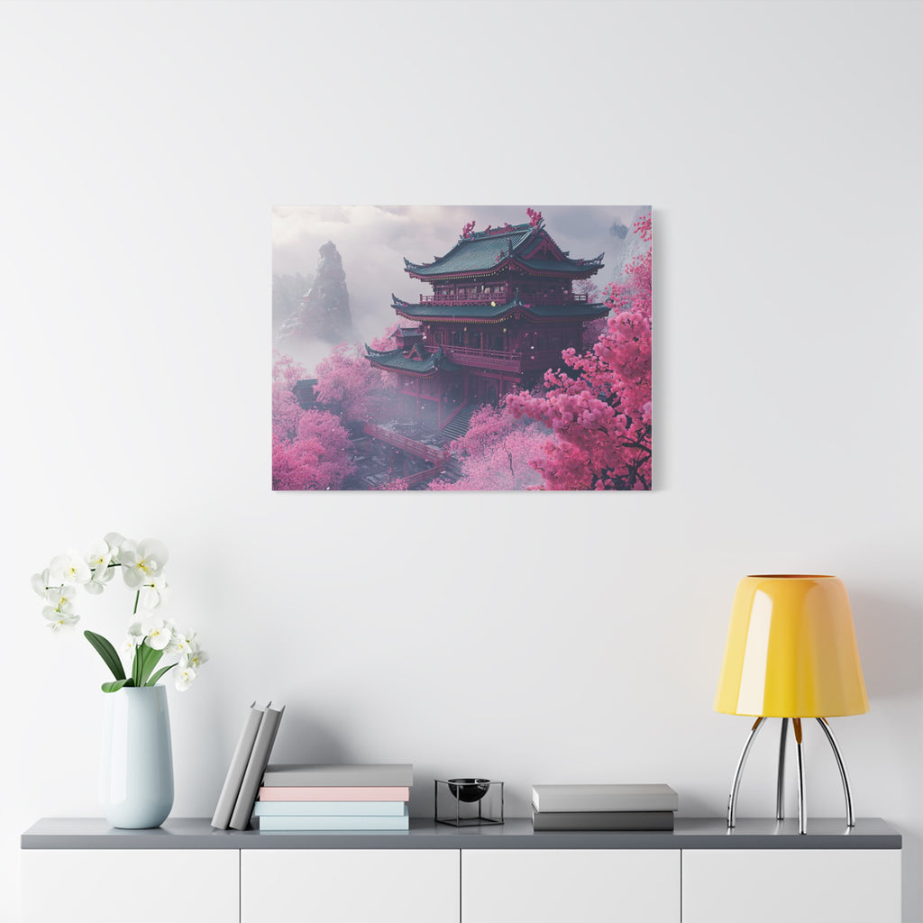 Tableau Temple Traditionnel Japonais