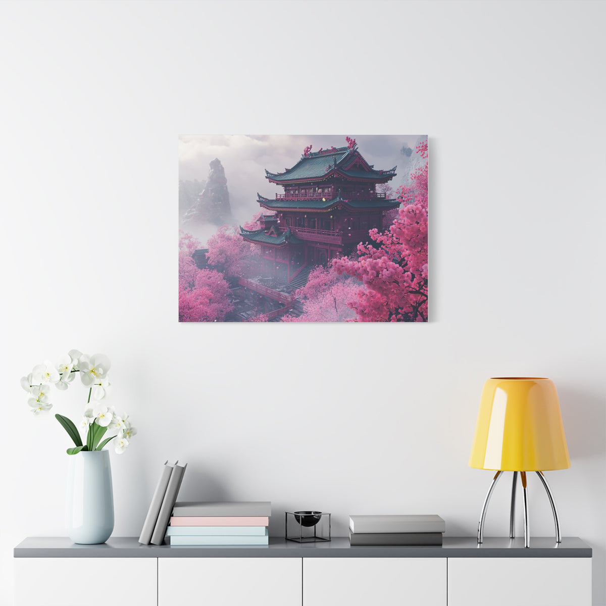 Tableau Temple Traditionnel Japonais