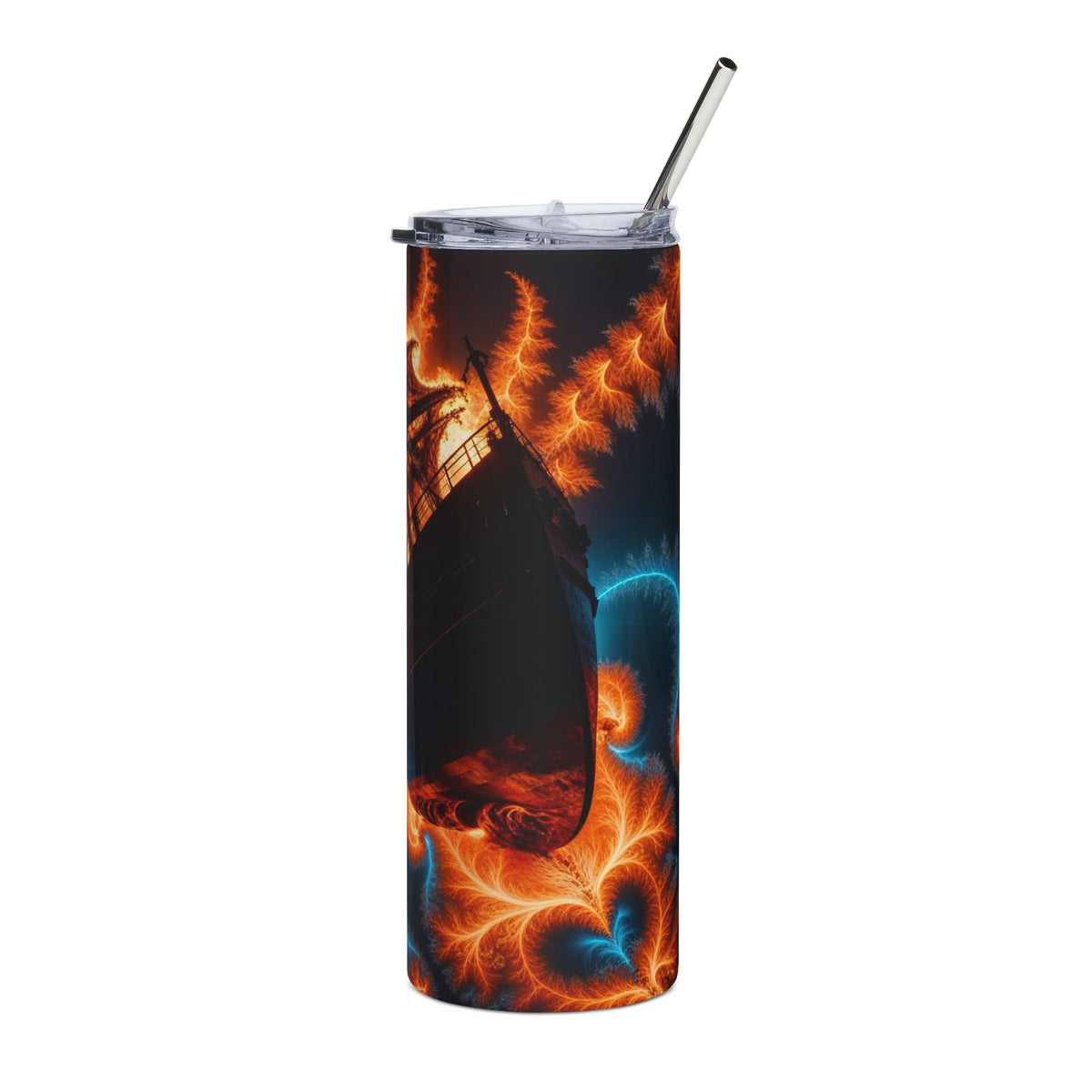 Tumbler cylindrique Fractale Burning Ship