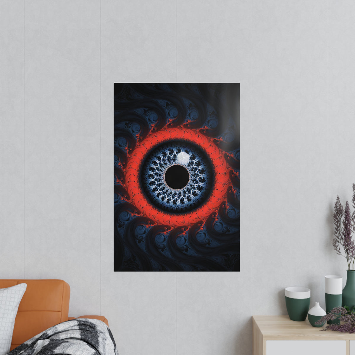 Poster Œil Fractal