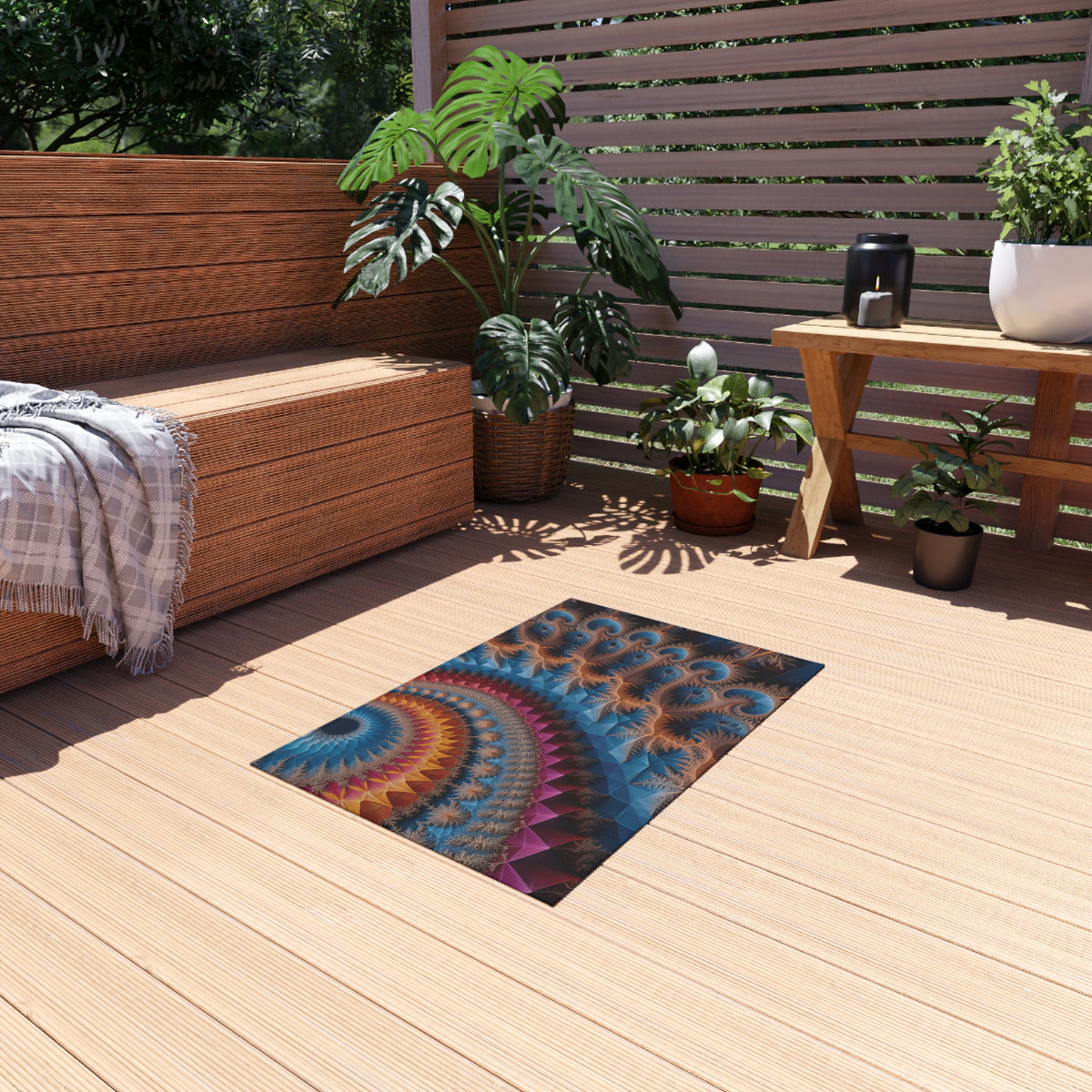 Tapis de salon Courbe de Takagi