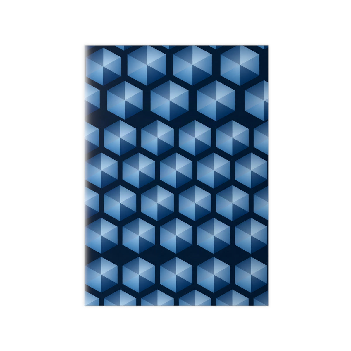 Poster Cristal Hexagonal