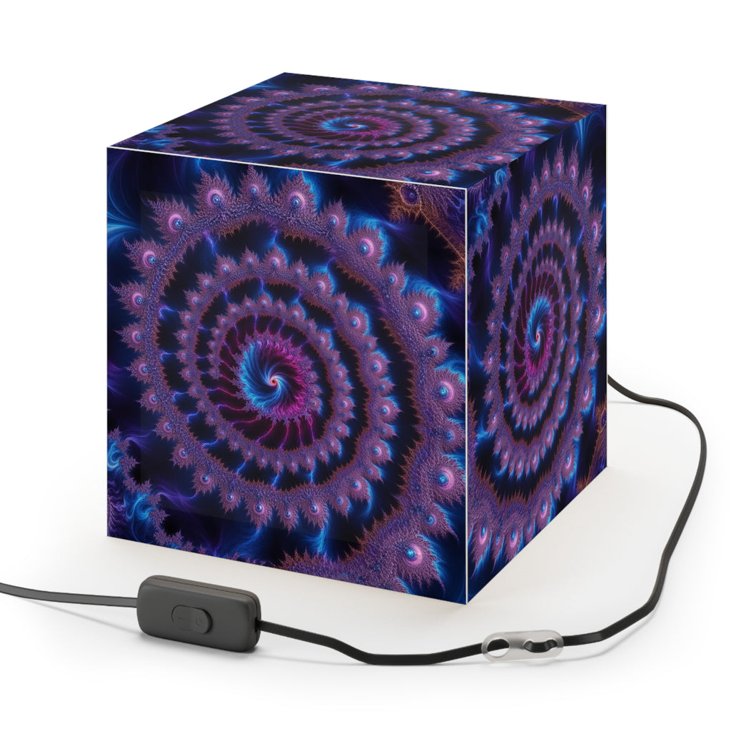 DECO - Lampe Cubique Fractale Courbe de Ship-Mandelbrot