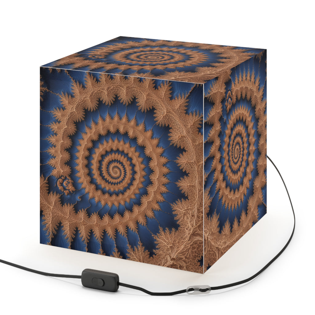 DECO - Lampe Cubique Fractale Courbe de Rham-Peano