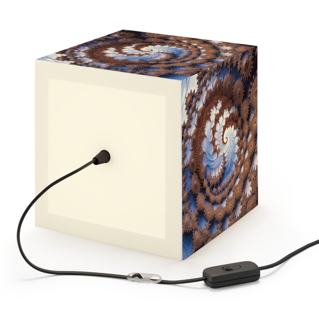 DECO - Lampe Cubique Fractale Courbe de Cesàro