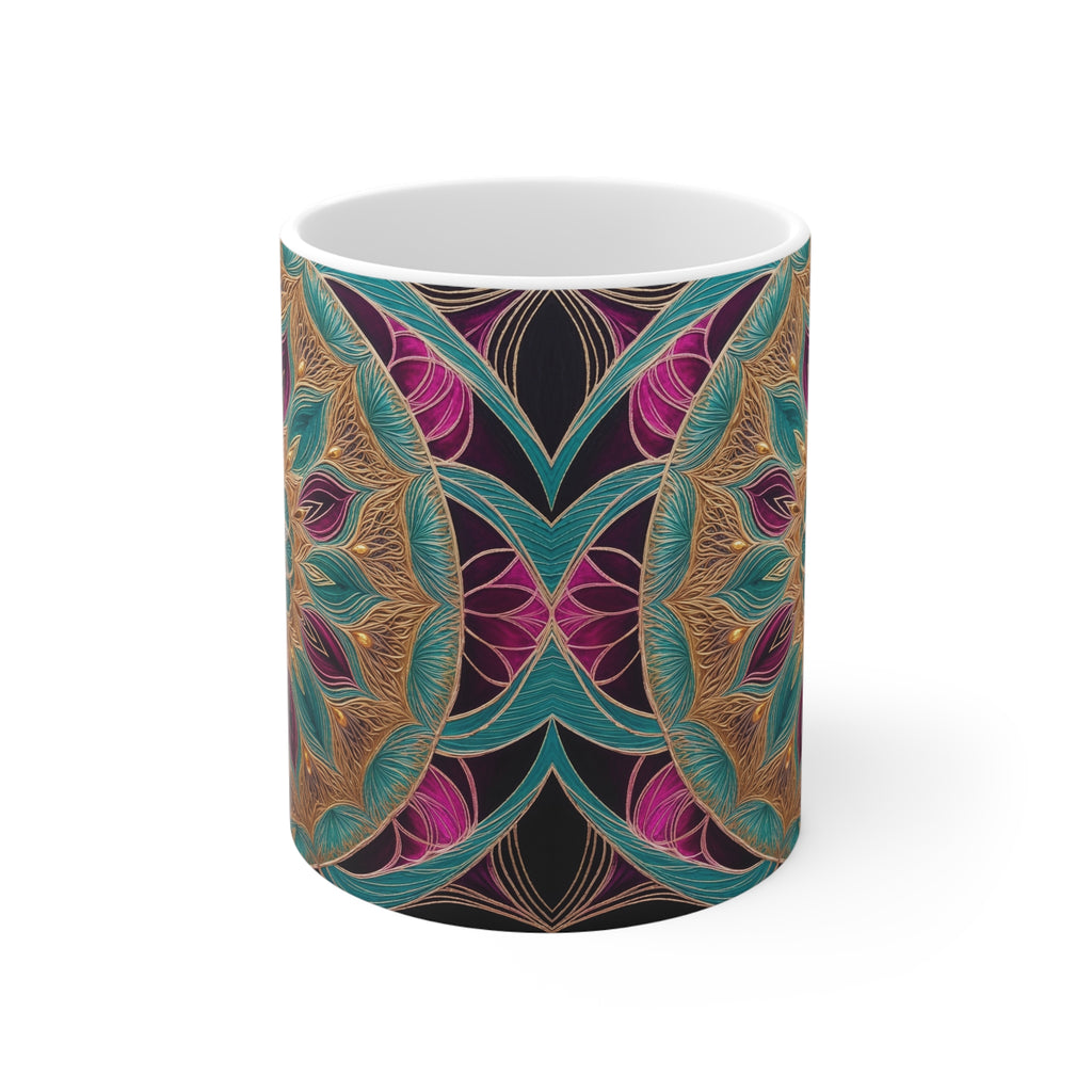 Mug blanc Mandala de la Protection