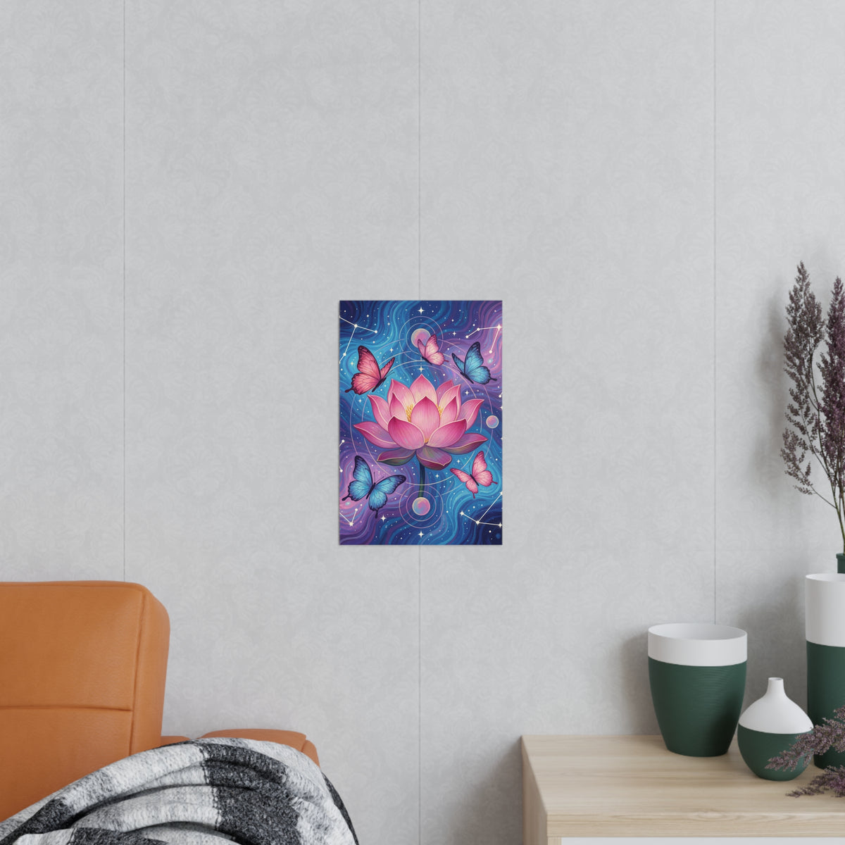 Poster Lotus Céleste