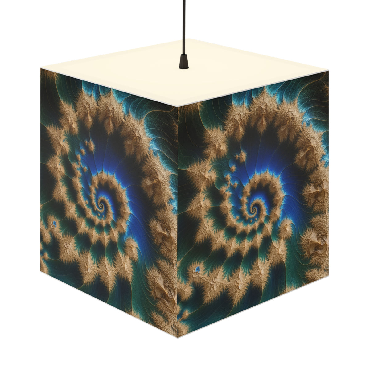 DECO - Lampe Cubique Fractale Courbe de Vicsek