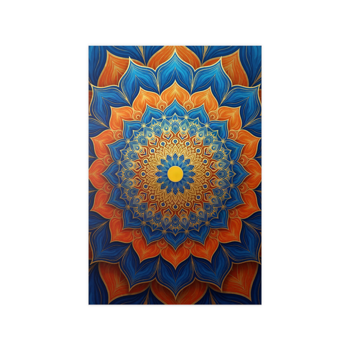 Poster Mandala de la Spiritualité Profonde