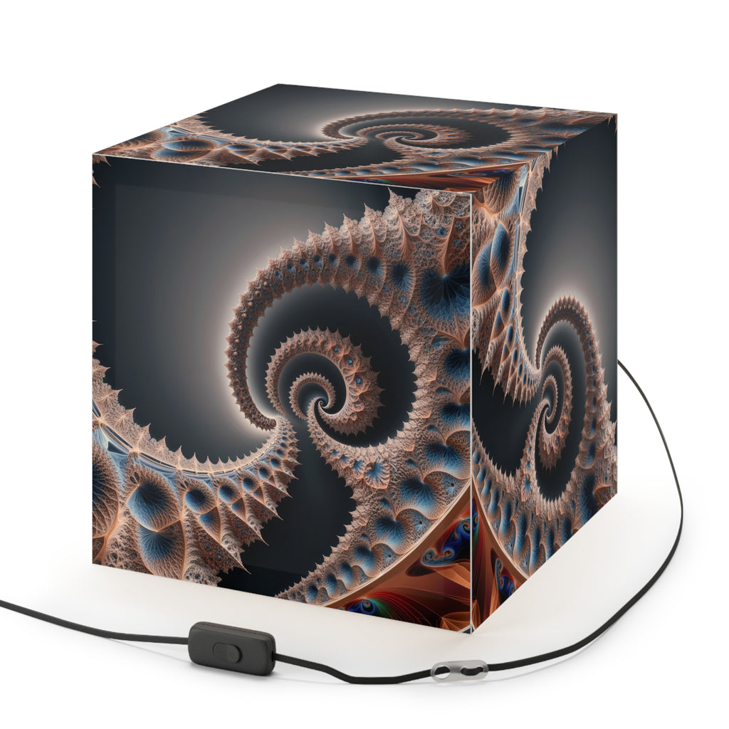 DECO - Lampe Cubique Fractale Courbe de Van-Der-Waerden
