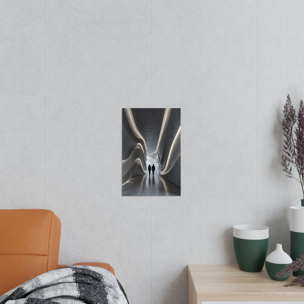 Poster Couloir Futuriste